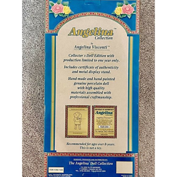 African American doll, Angelina Visconti doll, NEW in Box, 18" Height, so cute - Picture 10 of 17